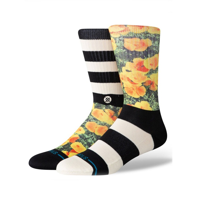 Very Poppin Socks|MED|LRG|BLACK/WHITE (BLW)