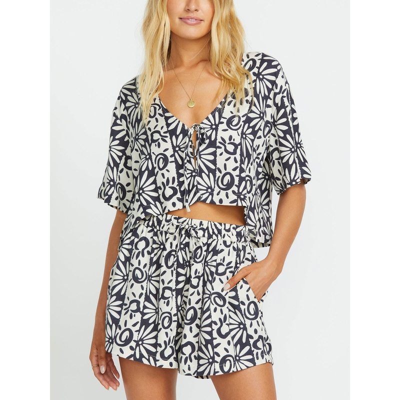 Sunflower Top|SM|MED|LRG|BLACK SANDS (BSD)