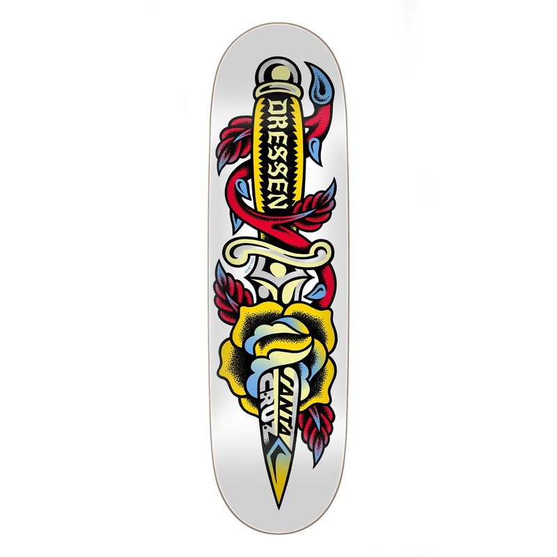 Dressen Rose Dagger 8.7” Skateboard Deck