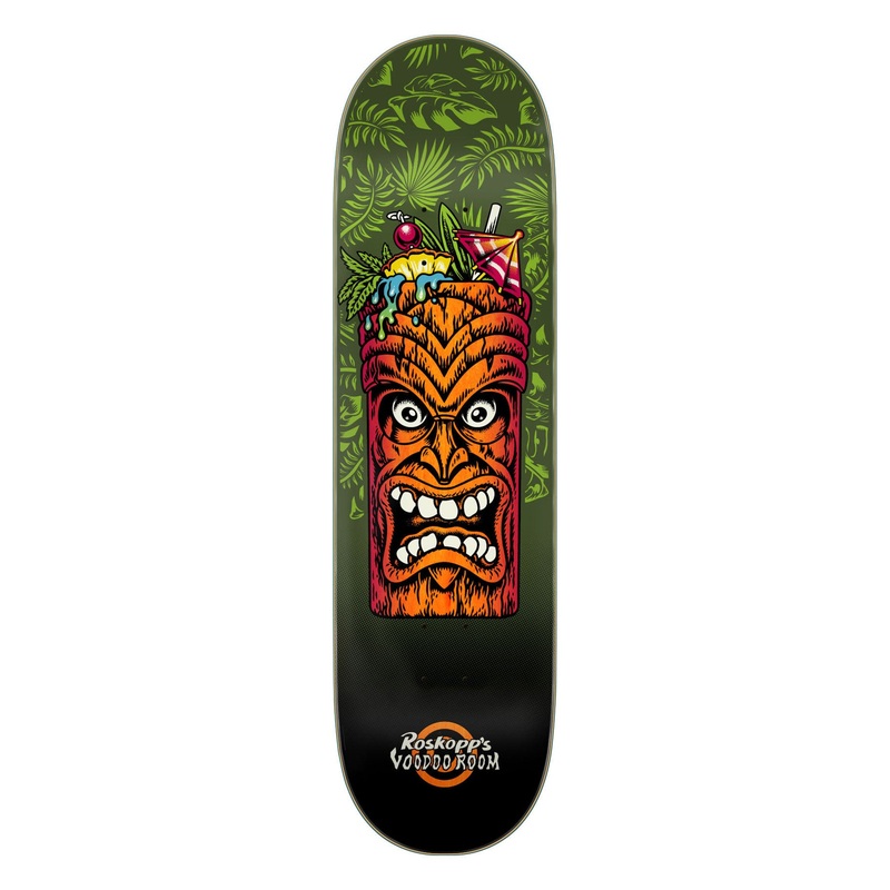 Roskopp Tiki Mug 8.5” Skateboard Deck