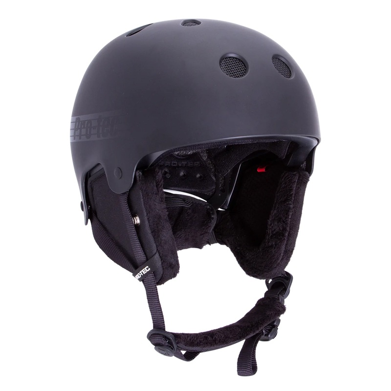 Old School Snow Helmet|SM|MED|LRG|XL|STEALTH BLACK|MATTE OLIVE