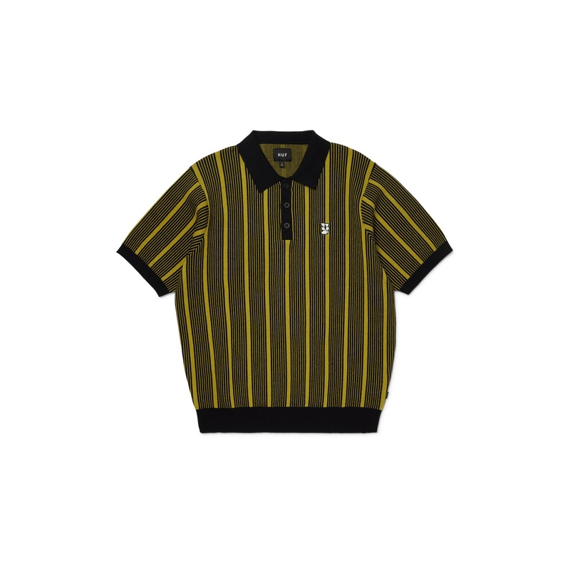 Trace Stripe Knit Polo|LRG|MOSS