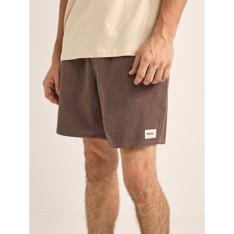 Textured Linen Jam Short|30|32|33|34|36|SILT