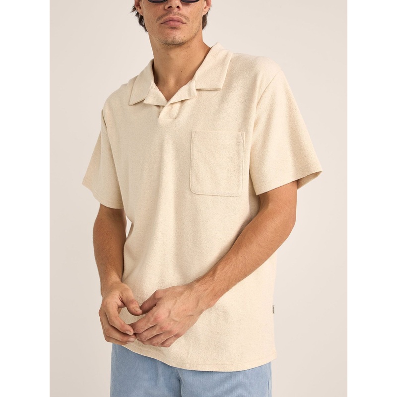 Vintage Terry Polo|SM|MED|XL|LRG|NATURAL