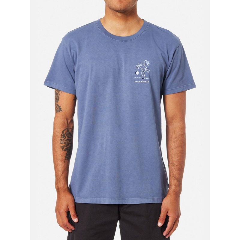 Aruba T-Shirt|MED|LRG|XL|BLUE PIGMENT DYE|SEAFOAM