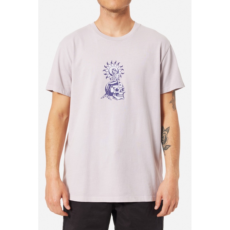Vixen T-Shirt|MED|LRG|XL|LIGHT LAVENDER PIGMENT DYE|VINTAGE WHITE