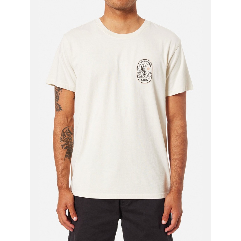 Borneo T-Shirt|MED|LRG|XL|VINTAGE WHITE|POLAR NAVY