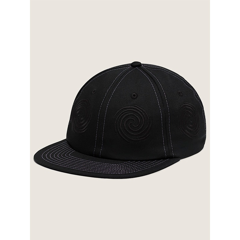 Skate Swirl Unstructured Hat|O/S|BLACK (BLK)
