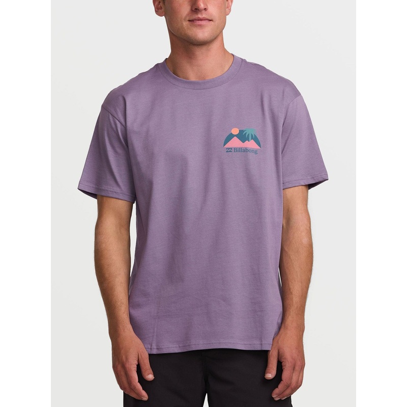 Sun Down Adiv T-Shirt|SM|MED|LRG|XL|LAVENDER (LAV)|COASTAL BLUE (CBU)
