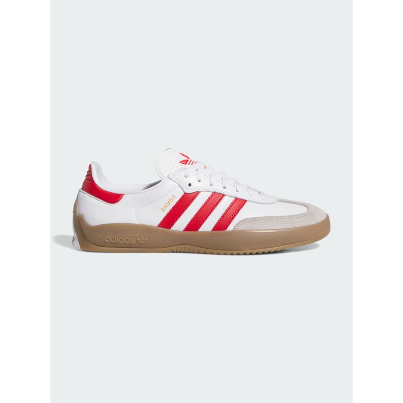 Puig Samba White/Better Scarlet/Gum4 Shoes