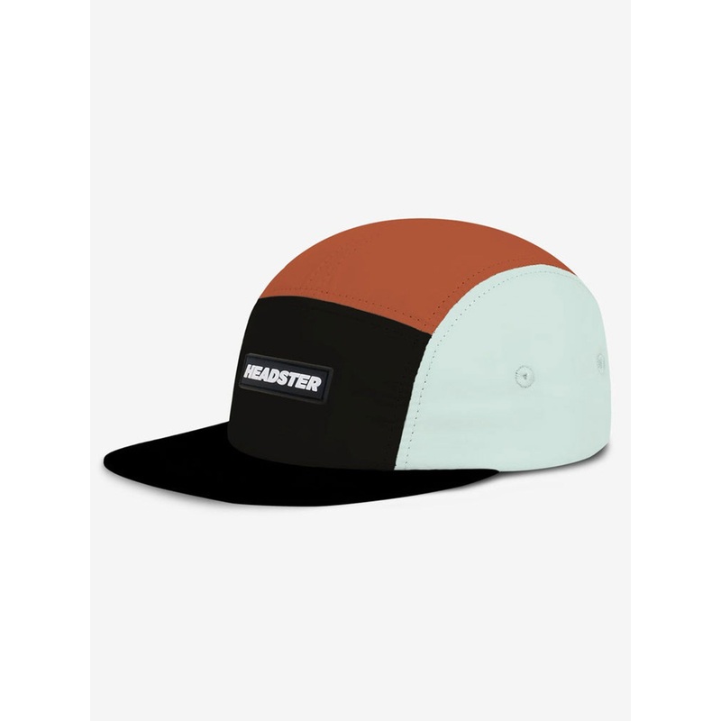 Runner Nylon 5 Panel Black Hat (Kids)