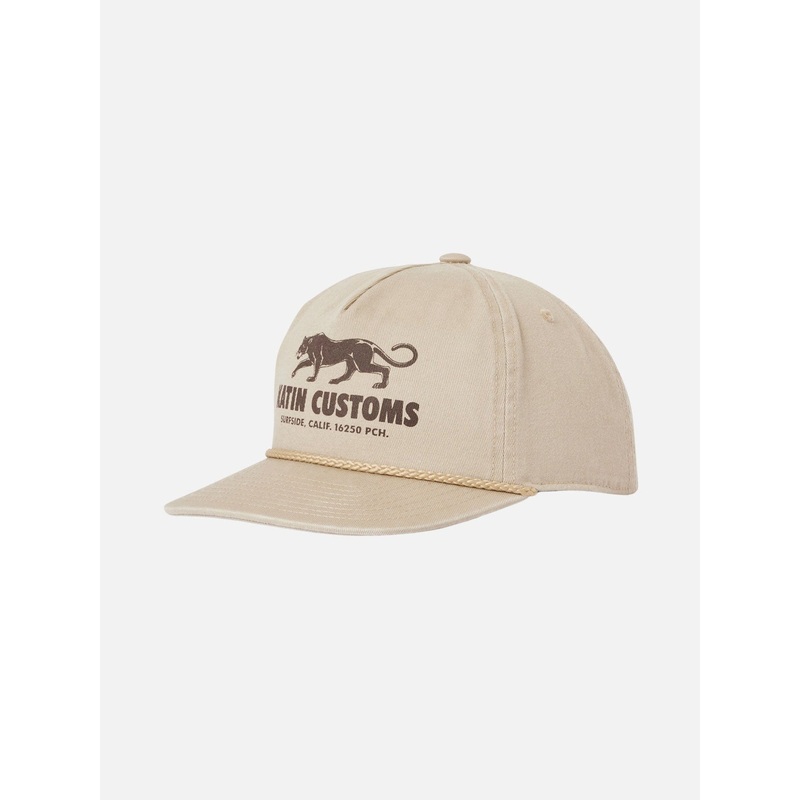 Stalk Snapback Hat|O/S|BLACK|VINTAGE KHAKI