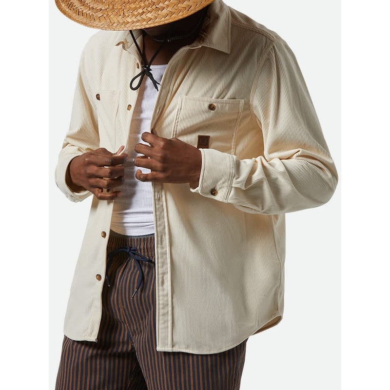 The Field Corduroy Overshirt Long Sleeve Buttondown Shirt