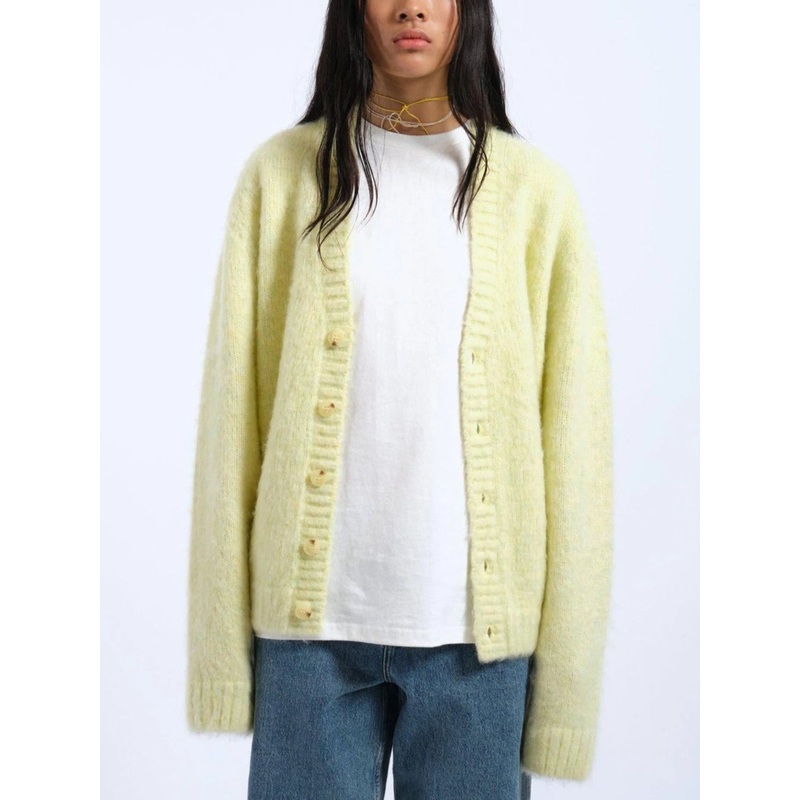 Tom Cardigan|SM|MED|BRUSHED LIGHT YELLOW (594)