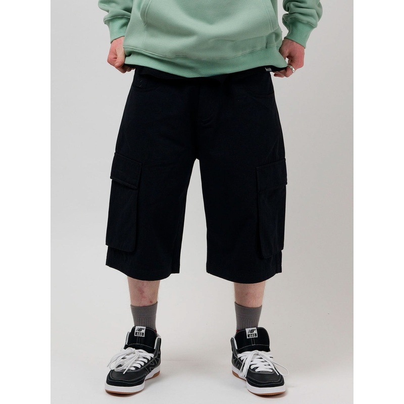 Trooper Cotton Cargo Shorts|26|28|30|32|34|36|38|40|BLACK|SAND