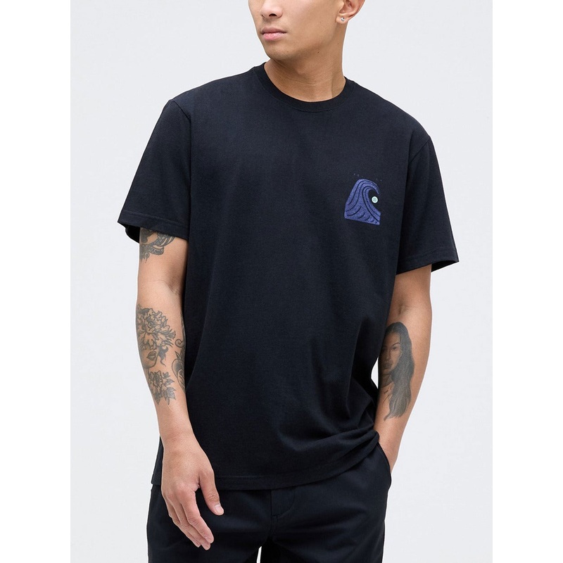 Stacked Well T-Shirt|MED|LRG|XL|BLACK (BLK)