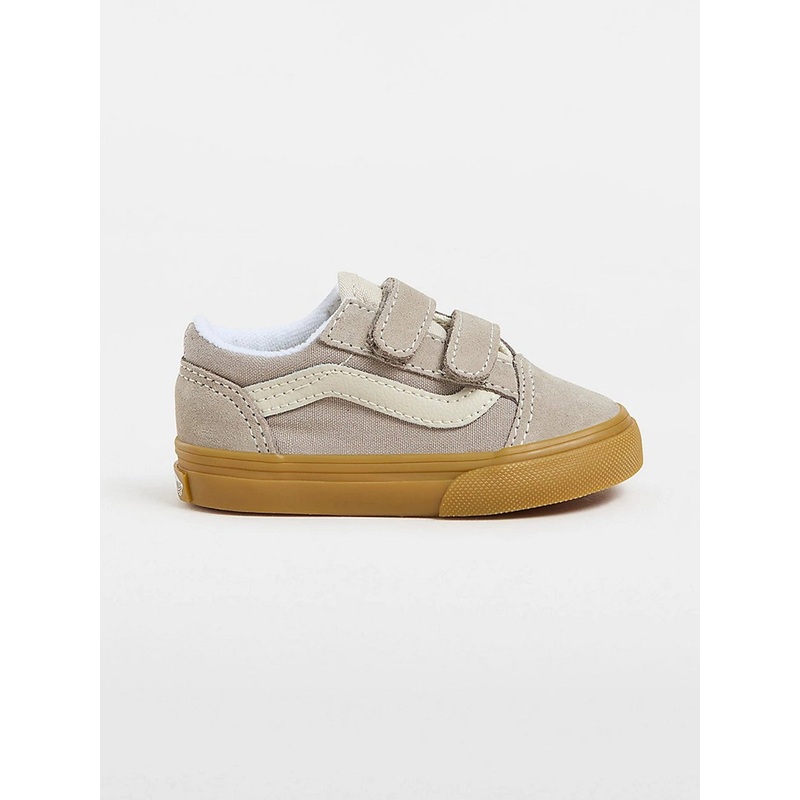 Old Skool V Neutral Block Gray/Gum Shoes (Little Kids)