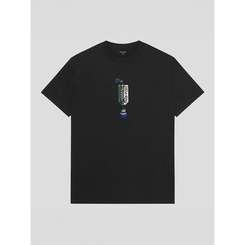 Tassle T-Shirt|MED|LRG|XL|BLACK|JADE|WASHED ROYAL