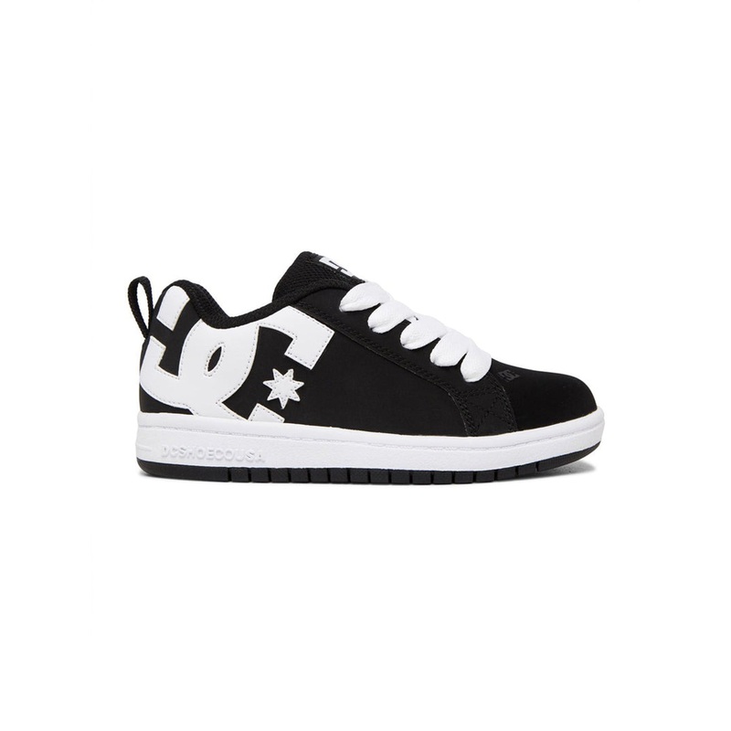 Court Graffik Black/White Shoes (Kids)