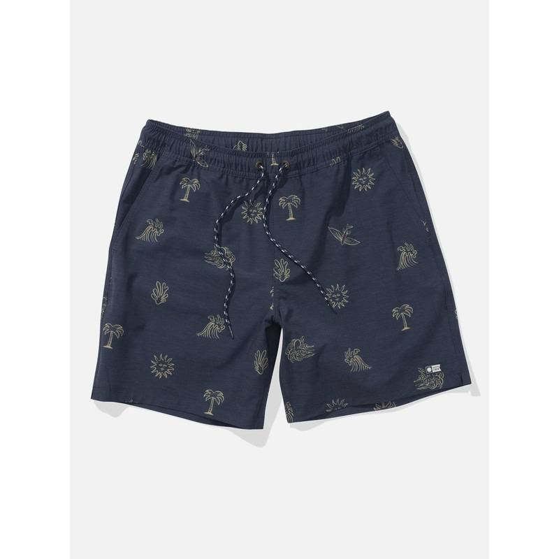 Good Vibes Volley Boardshorts|SM|MED|LRG|NAVY|STONE