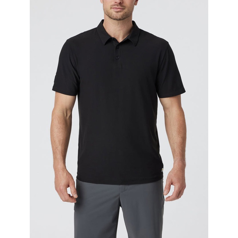 Strato Tech Polo|MED|LRG|BLACK (BLK)
