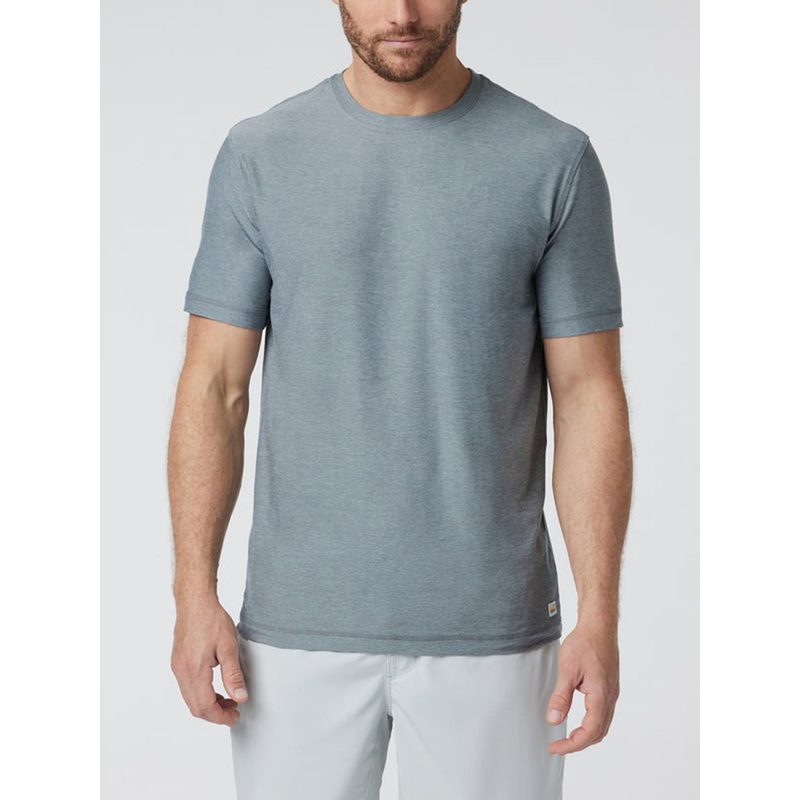 Strato Tech T-Shirt|MED|LRG|DUSTY BLUE HEATHER (HYU)