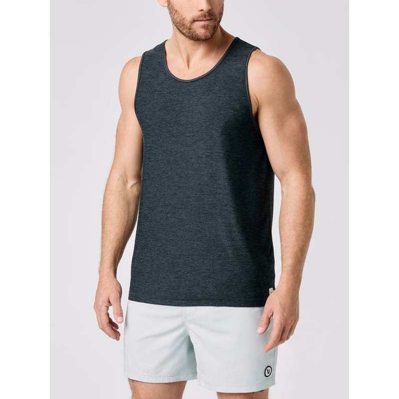 Strato Tech Tank Top|MED|LRG|XL|CHARCOAL HEATHER (HCC)|NAVY HEATHER (HNV)|PLATINUM HEATHER (HPT)