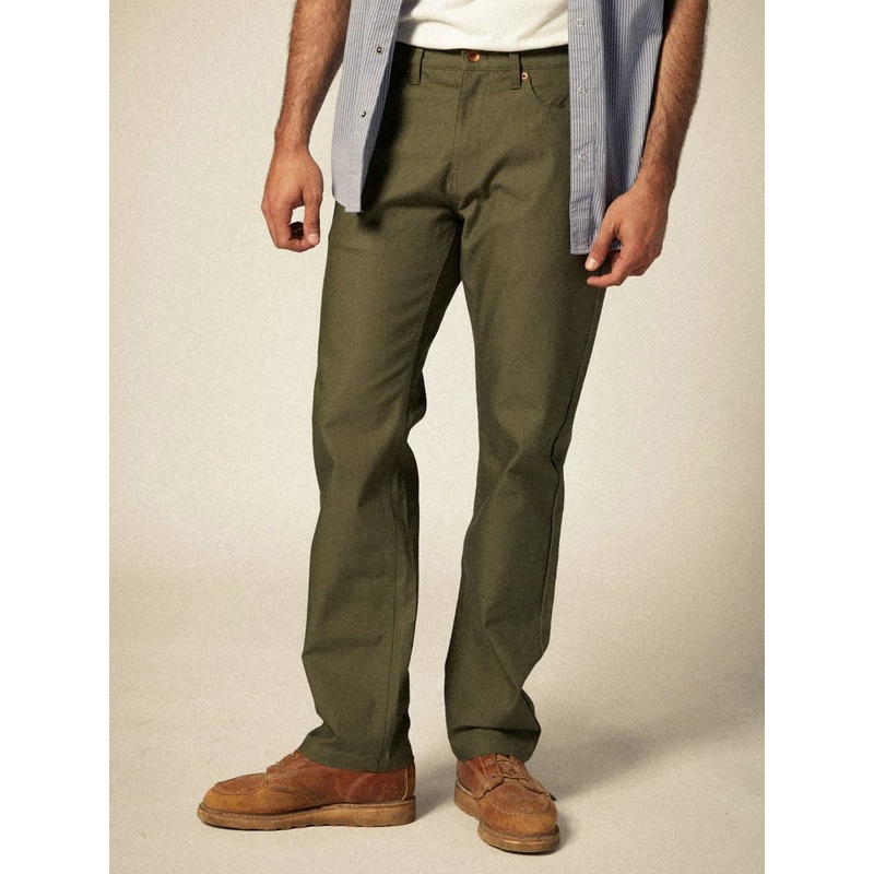 5 Pocket Stretch Pants|30|32|34|36|IVY GREEN