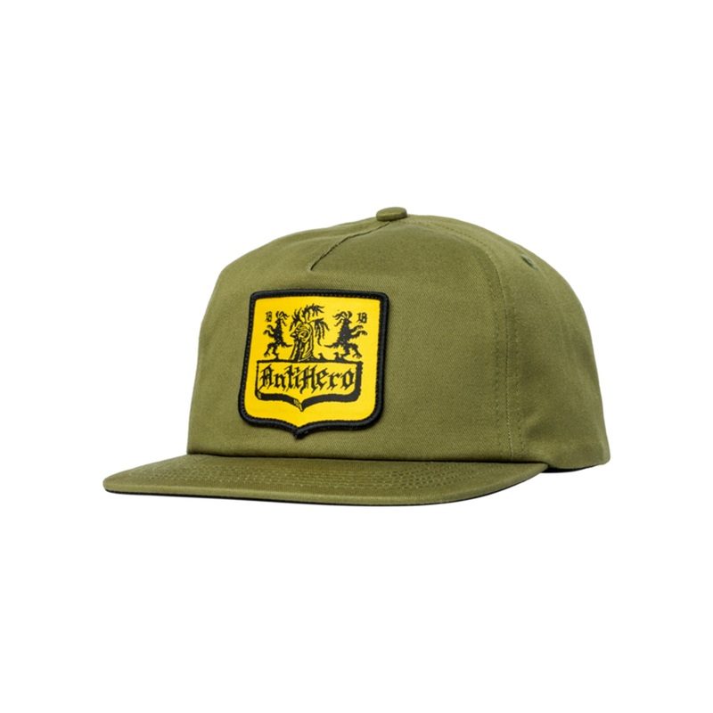 Coat Of Arms Snapback Hat|O/S|OLIVE|TAN