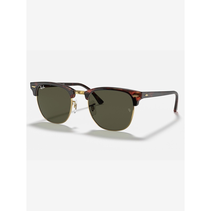 Clubmaster Tortoise On Gold/G-15 Green Sunglasses
