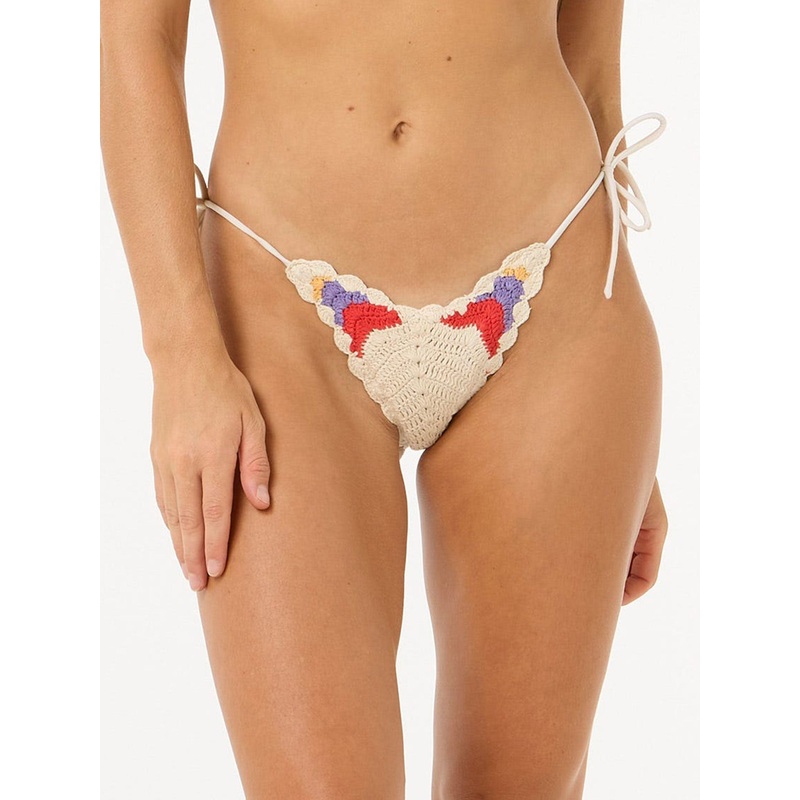 Cove Crochet High Leg Skimpy Bikini Bottom
