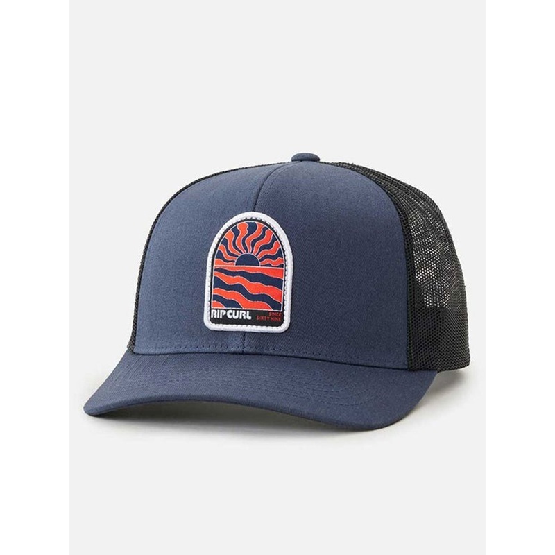 Custom Curve Trucker Hat|O/S|NAVY (0049)|BLACK (0090)