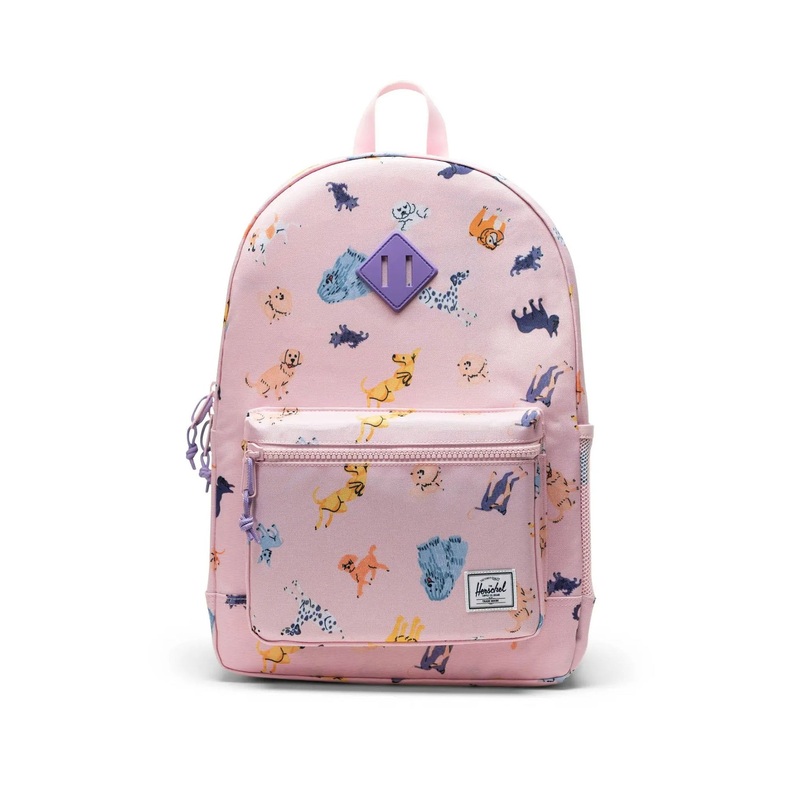 Heritage Backpack (Kids)|O/S|AZURE BLUE/SADDLE BRN (06788)|DAISY DAYS (06614)|DOG SHOW (06613)|SOMETHING FISHY (06616)|CANOPY CAMO (06610)|DUBARRY/SADDLE BROWN (06789)