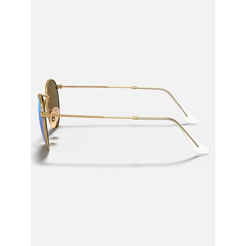 round-metal-matte-gold-blue-mirror-sunglasses_1 Round Metal Matte Gold/ Blue Mirror Sunglasses