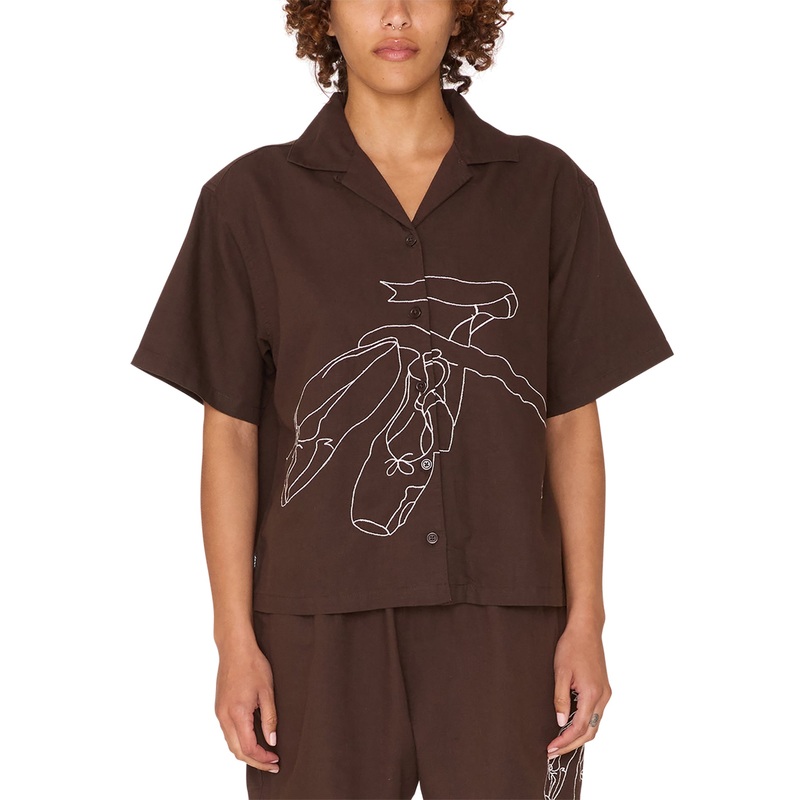 Slippers Short Sleeve Buttondown Shirt