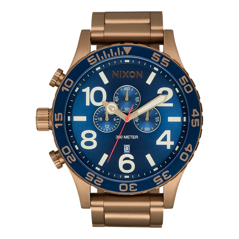 51-30 Chrono Desert Gold/Arles Blue Watch