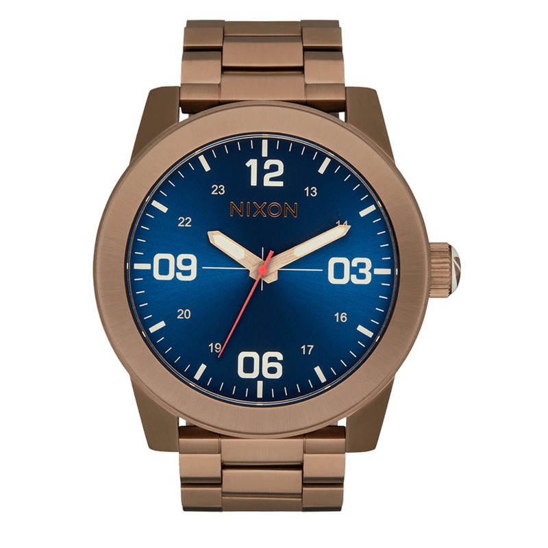 Corporal Stainless Steel Desert Gold/Arles Blue Watch
