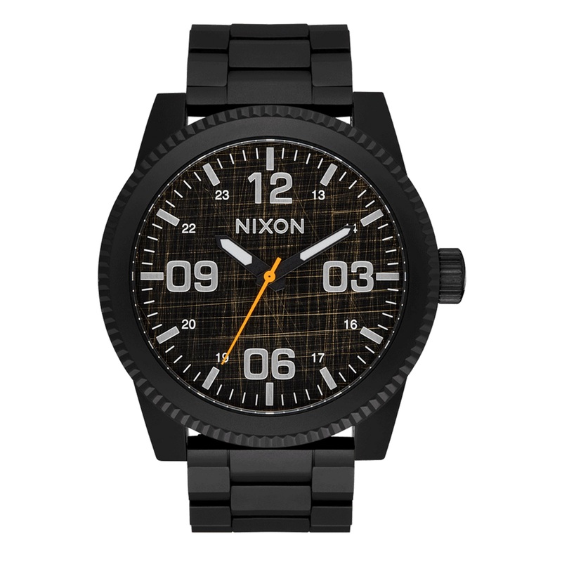 Corporal Stainless Steel Super Black/Black Top Watch
