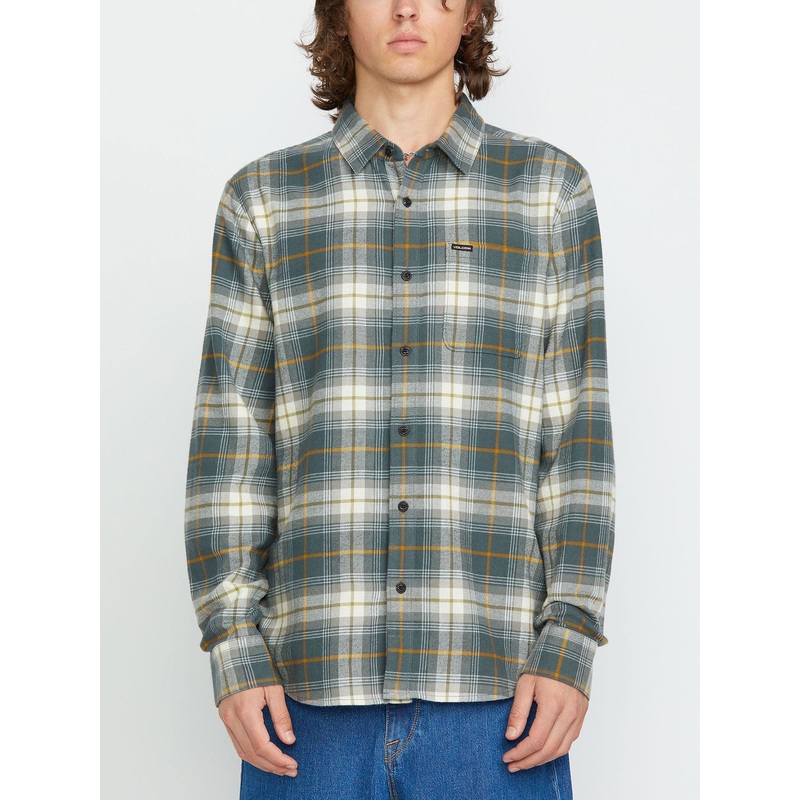 Caden Plaid Long Sleeve Buttondown Shirt