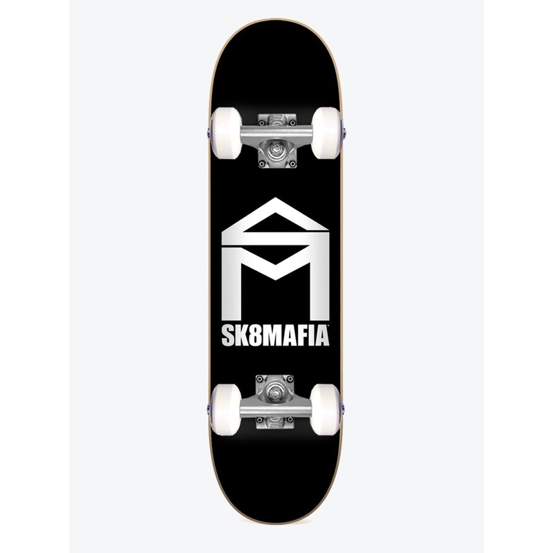 House Logo Micro Black 6” Complete Skateboard