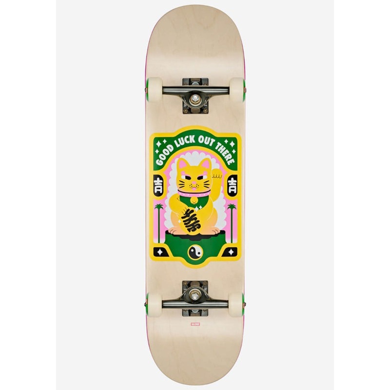 G2 Maneki Lucky Gold 8.375” Complete Skateboard