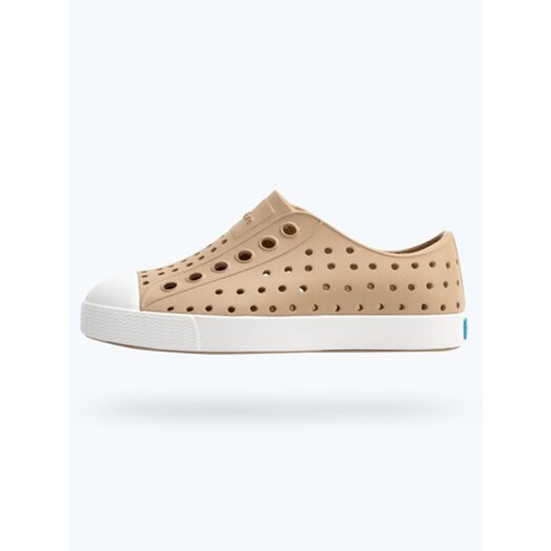 Jefferson Flax Tan/Shell White Shoes (Kids)