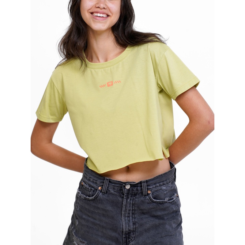 Stocked On Life Crop T-Shirt|XS|SM|MED|LRG|XL|CHARTREUSE