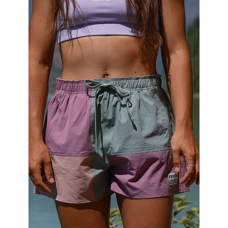 Switchback Shorts|XS|SM|MED|LRG|PURPLE/AQUA/LIGHT PINK