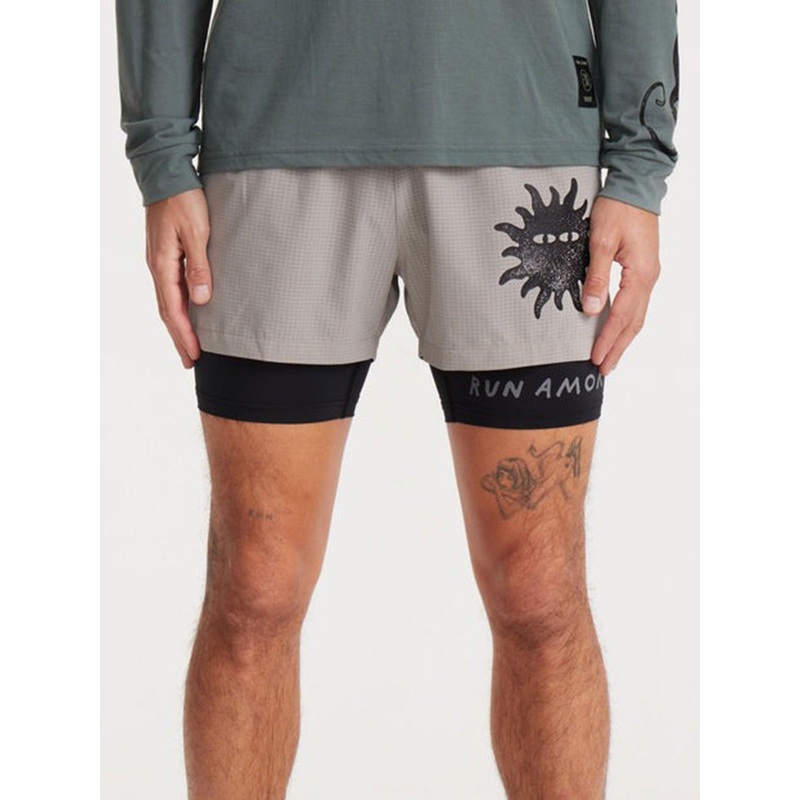 Bommer 3.5” Shorts|MED|LRG|GHOST GREY (GST)
