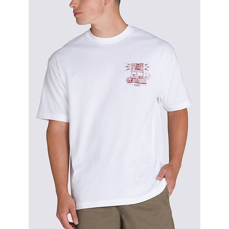 Boom Cart T-Shirt|SM|MED|LRG|XL|WHITE (WHT)