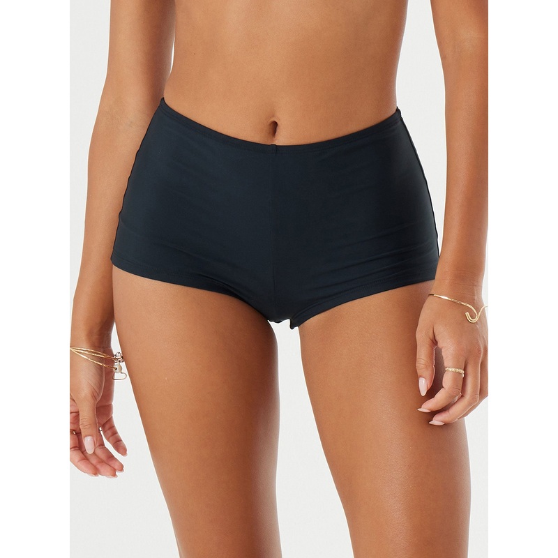 Solid Beach Classics Shortie Bikini Bottom