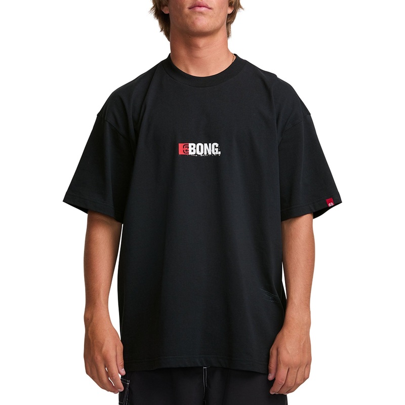 Bong OG T-Shirt|MED|BLACK (BLK)|SCARLET (SCA)