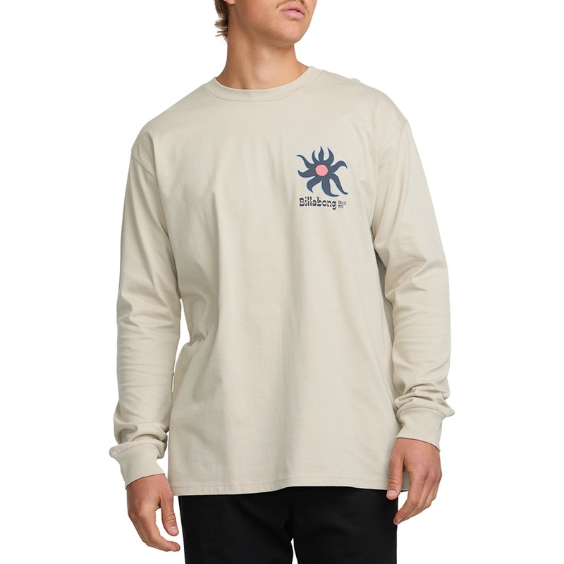 Solar Long Sleeve T-Shirt|MED|BLEACHED SAND (BCS)