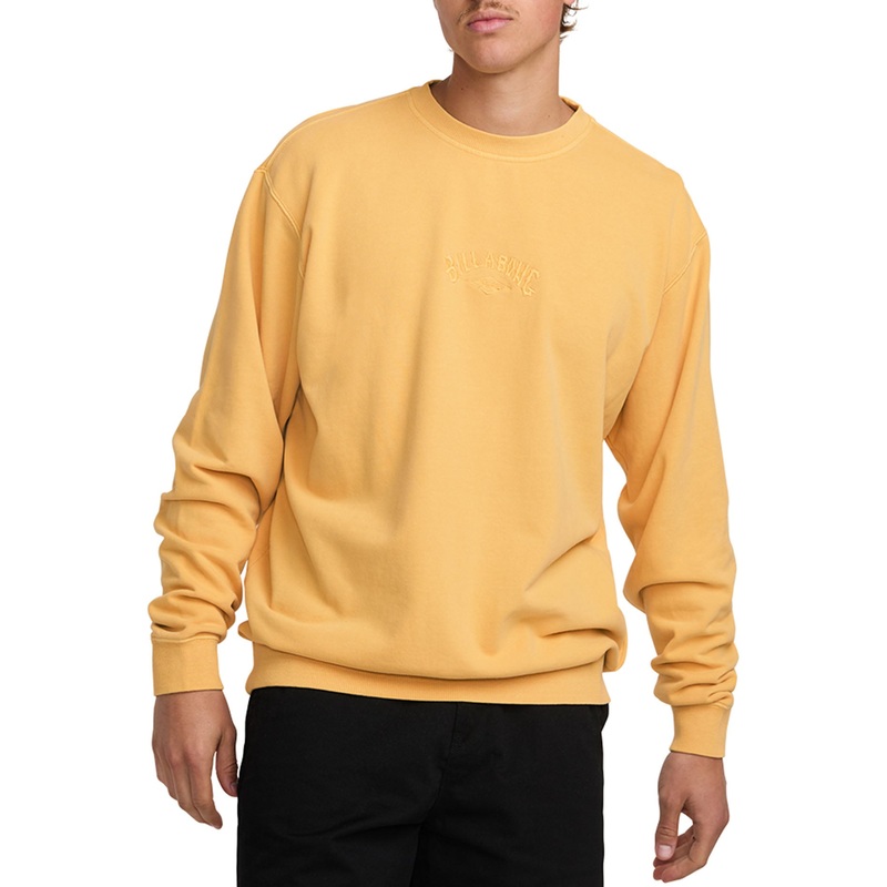 Wave Washed Crewneck|SM|MED|LRG|XL|DUSTY RED (DYR)|SUN (SNY)